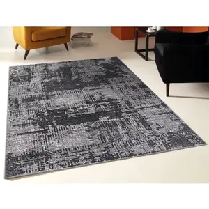 Koberec Mira 160x230 cm, šedý vintage obraz