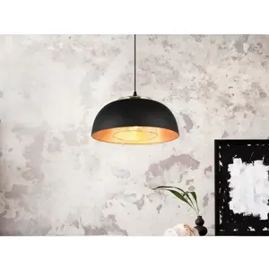Lustr Punch, černo-zlatý obraz