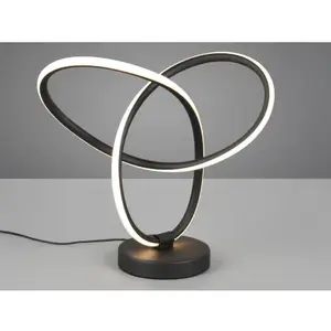 Stolní lampa LED Lando, černá obraz
