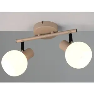 Stropní/nástěnné osvětlení Boba, béžová, 2 svítidla obraz
