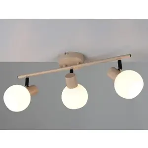 Stropní/nástěnné osvětlení Boba, béžová, 3 svítidla obraz