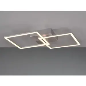 Stropní/nástěnné osvětlení LED Trail 60 cm, titanový kov obraz
