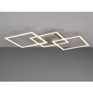 Stropní/nástěnné osvětlení LED Trail 74, 5 cm, titanový kov obraz