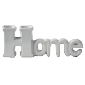 Dekorace Home 12 cm, bílá obraz