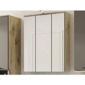 Koupelnová zrcadlová skříňka Mason, dub obraz