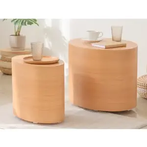 Sada oválných stolků Alvo, buk, 2 ks obraz