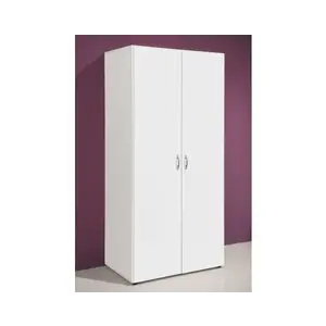 Šatní skříň Base, bílá obraz