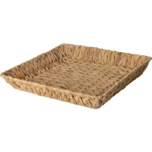 Pletený košík 34x34 cm, vodní hyacint obraz