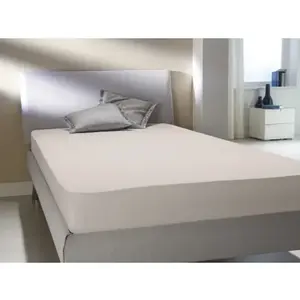 Prostěradlo Flanel 90x200x30 cm, krémové obraz