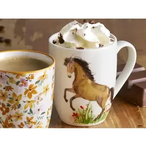Hrnek Akvarelový kůň, 350 ml obraz