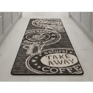 Koberec Flex 67x200 cm, coffee break obraz