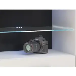 Sada LED osvětlení pro skleněné police (4 ks) bílé obraz