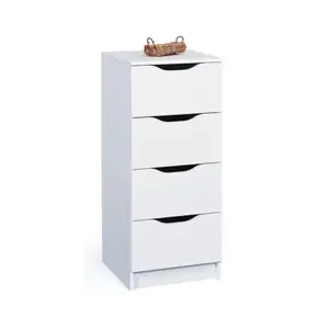 Komoda se 4 zásuvkami Westphalen, bílá obraz