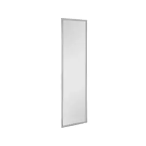 Nástěnné zrcadlo Nadine 33, 5x125 cm, šedé, perlový dekor obraz
