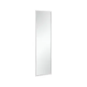 Nástěnné zrcadlo Nadine 33, 5x125 cm, bílo-zlaté, perlový dekor obraz