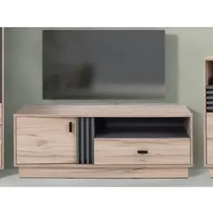 TV skříňka Ancona, 125 cm, dub estana/antracit obraz