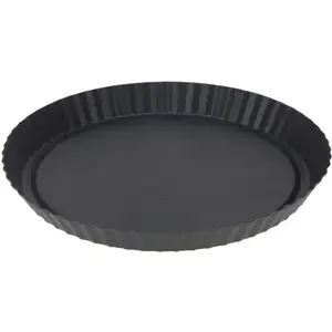Forma na koláč La Cucina 28 cm, černá obraz
