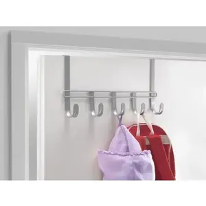 Závěsná lišta na dveře Polytherm U 38 cm, stříbrná mat obraz