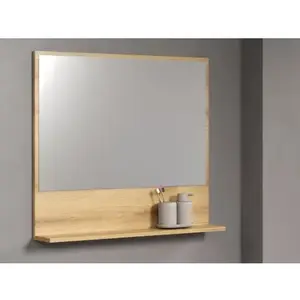 Zrcadlo s policí Pure Bliss 80 cm, dub evoke obraz