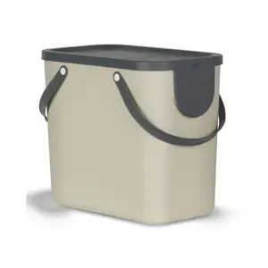 Odpadkový koš Albula 25 l, cappuccino obraz