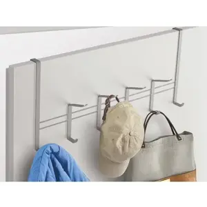 Závěsná lišta na dveře Polytherm 45 cm, stříbrná mat obraz