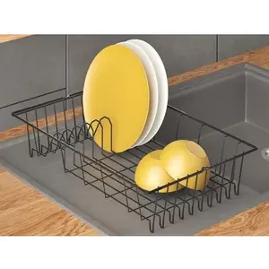Odkapávač na nádobí Brema Lava TouchTherm, černý obraz