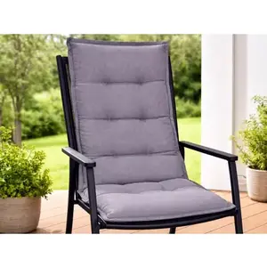 Zahradní polstr Luxor 50x118 cm, antracitový obraz