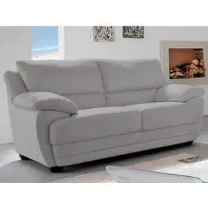 Dvojsedák Nebolo, světle šedá látka v optice kůže obraz