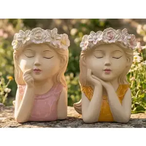 Květináč (2 druhy) Snící dívka obraz