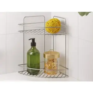 Stojací/závěsný rohový regál Reflex Luxy 2, chrometherm obraz