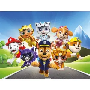 Dětský obraz Paw Patrol na cestě, 61x46 cm obraz