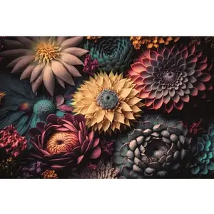 Obraz na plátně Sametové květiny vintage, 90x60 cm obraz