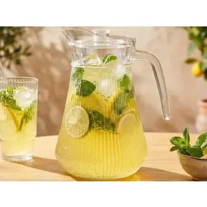 Skleněný džbán 1, 5 l, žebrovaný obraz