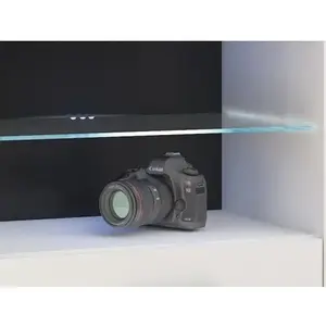 Sada LED osvětlení pro skleněné police (6 ks) bílé obraz