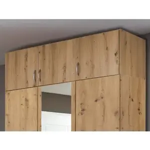 Skříňový nástavec Case, 136 cm, dub artisan obraz
