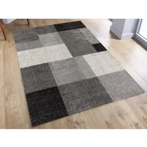 Koberec Thales 120x160 cm, šedé kostky obraz