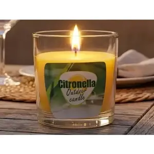 Svíčka proti hmyzu Citronella, žlutá obraz