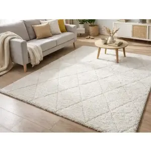 Koberec Ideal Shaggy 160x230 cm, diamant krémový obraz