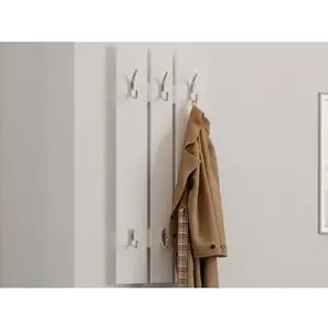 Šatní panel na zeď Panelo, bílý obraz