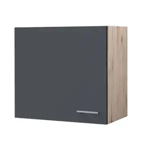 Horní kuchyňská skříňka Tiago H60, dub san remo/šedá, šířka 60 cm obraz