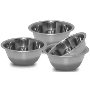Sada misek (4 ks) nerez, 10 cm obraz