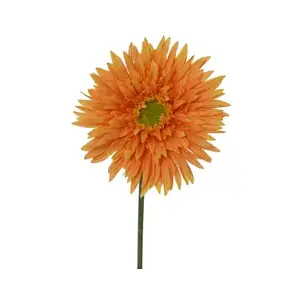 Umělá květina Chryzantéma 54 cm, oranžová obraz