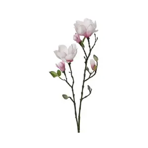 Umělá květina Magnolie 76 cm, růžová obraz