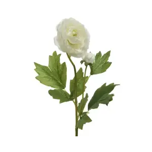 Umělá květina Kamélie 57 cm, krémová obraz