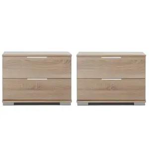 Set nočních stolků (2 ks) Easy Plus, dub sonoma obraz