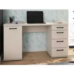 Psací stůl Walter, béžový kašmír obraz