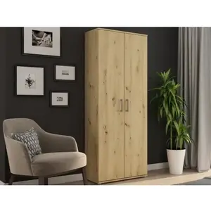 Šatní skříň s výsuvnou tyčí Nitro, dub artisan obraz