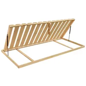 Laťový rošt v rámu s bočním výklopem Natural SM 90x200, 14 latí, pevný obraz