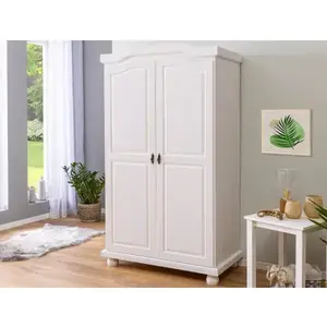 Šatní skříň Hedda, bělená borovice obraz