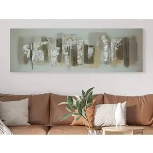 Ručně malovaný obraz Abstrakce II 150x50 cm, 3D struktura obraz